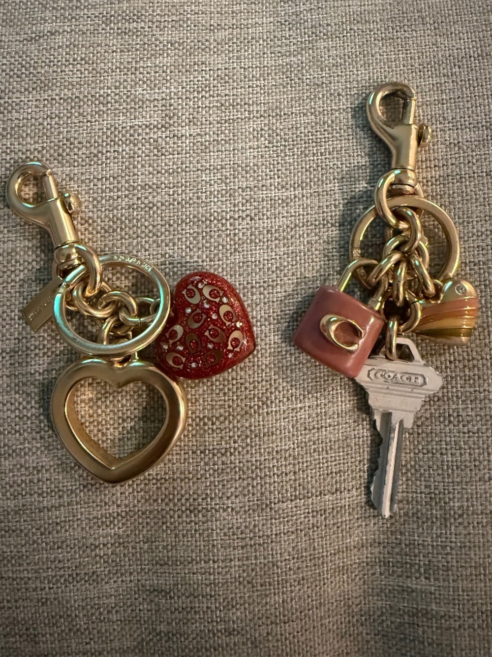 Pair of Coach Bag Charms